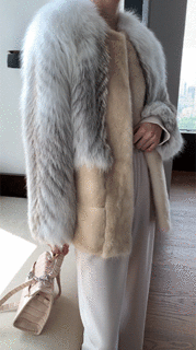 리얼 폭스 코트    H. Real fox coat