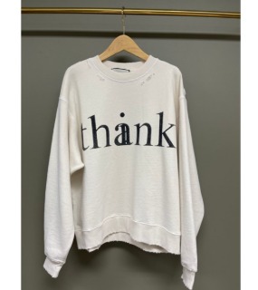 땡큐 맨투맨  .  G. Thank you, sweatshirt