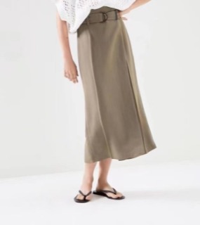 하이웨이스트 심플 스커트      T. high-waist simple skirt
