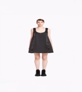 여성 에이핏 민소매 벨트 원피스 P  . Women&#039;s A-fit Sleeveless Belt Dress