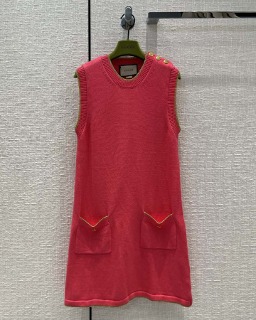 여성 민소매 니트 미니원피스   women&#039;s sleeveless knit mini dress