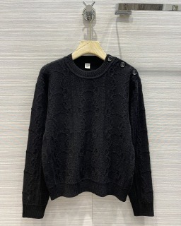 여성 긴소매 심플 니트 맨투맨   Women&#039;s long-sleeved simple knit sweatshirt