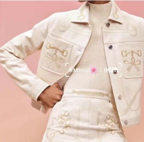 메스자수쟈켓  a female embroidery jacket