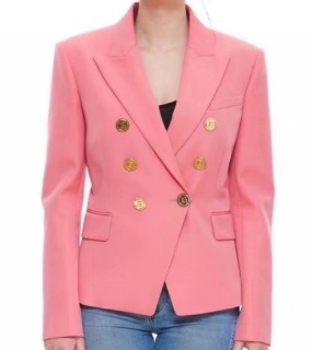 골드 버튼 우먼 핑크 자켓          B. Gold Burton Woman Pink Jacket