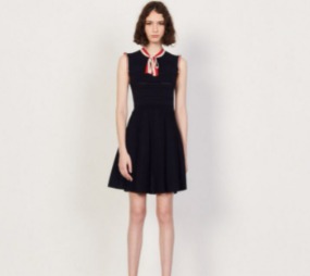 여름 빈티지 리본 민소매 하이 웨이스트 니트 드레스    ﻿ c. summer vintage ribbon sleeveless high-waist knit dress