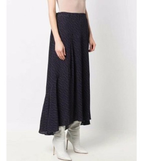 패턴 언발란스 하이웨스트 롱 스커트    I. pattern unbalanced high-waist long skirt
