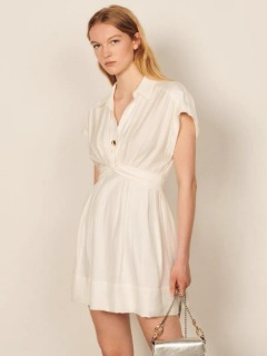 여성 린넨 셔츠 미니원피스   S. Women&#039;s linen shirt mini dress
