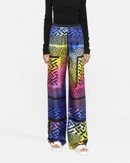 다양한 컬러 무지개색 디자인 롱팬츠   colorful rainbow-colored design long pants