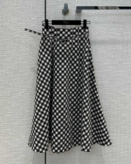 마름모 도트 무늬 디자인 롱스커트   Diamond-shaped dot design long skirt