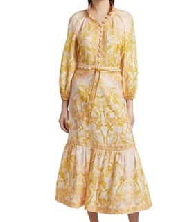 옐로우 여성 봄향기 블라우스 스커트 세트   Yellow Women&#039;s Spring Fragrance Blouse Skirt Set