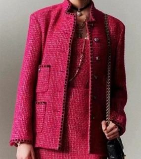 여성 긴소매 진핑크 자켓   women&#039;s long-sleeved dark pink jacket