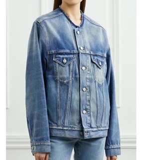 여성 빈티지 청 디자인 자켓   Women&#039;s Vintage Jean Design Jacket