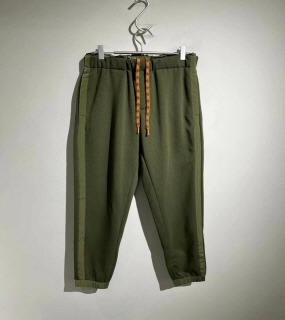 그린 허리밴딩 트레이닝 팬츠   green waistband sweat pants