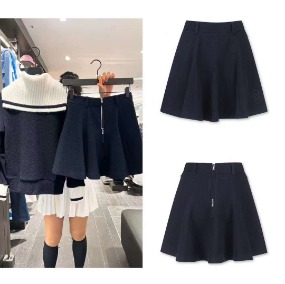 여성 네이비 미니스커트  Women&#039;s Navy mini skirt