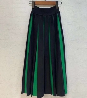 세련된 배색 주름 스커트  stylish color pleated skirt