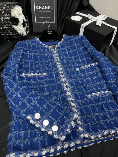 트위드 블루 자켓  Tweed Blue Jacket