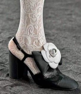 장미 포인트 디자인 슈즈  rose design shoes