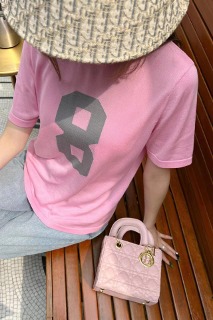 핑크 에이트 니트  Pink eight knitwear
