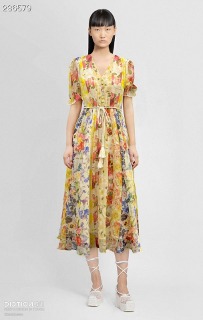 플라워 여성 원피스   Flower Women&#039;s Dress