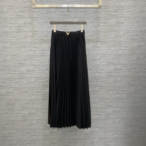 여성 여름 블랙 롱스커트   Women&#039;s Summer Black Long Skirt
